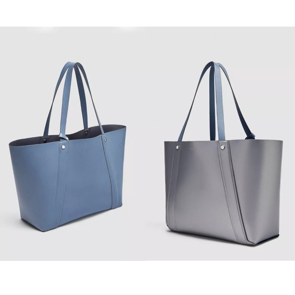 zara reversible tote bag